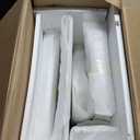 KidKraft Ultimate Corner Wooden Play Kitchen with Lights & Sounds, Play Phone and Curtains, White