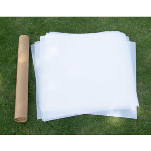 24X24 Inch 7mil Blank PET Laser Cutting Stencil Plastic Sheets (10 Pack), Food-Safe Mylar Template Material for Crafting, Template Material for Cutting Machines, Cricut Venture, Laser Cutting