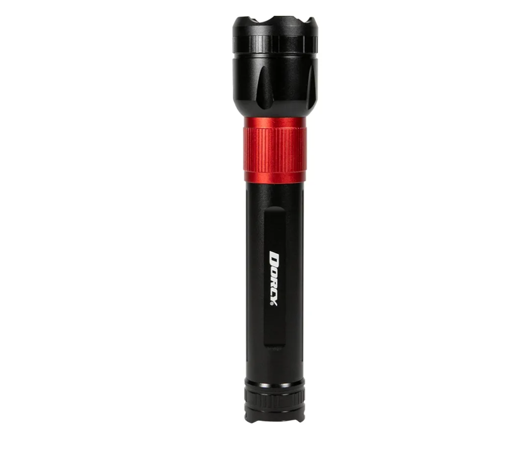 Dorcy 41-4328 2,000-Lumen USB Rechargeable Flashlight with Powerbank, Black