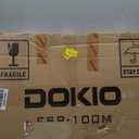 DOKIO Foldable Portable Solar Panel 100 Watt 12 Volt Monocrystalline Solar Suitcase with Waterproof Charge Controller