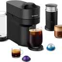 Nespresso Vertuo Pop+ Coffee and Espresso Machine by De'Longhi with Aeroccino Milk Frother, Liquorice Black