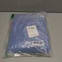 Women's Sleeveless Knit Cardigan Casual Button Down Cropped Knitted Sweater Vest with Pockets (Blue, L)