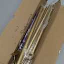 Gold Decorative Crystal Curtain Rods:36-88 Inch Heavy Duty Adjustable Window Curtains Rods for Bedroom Living Room,Brass Golden Modern Girly Acrylic Drapery Rod with Sheer Bling Foil Finials