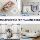 PUPIBOO Washable Pee Pads for Dogs and Cats - Super Absorbent Reusable Puppy Training Pads - 100% Waterproof, Leak-Proof & Non-Slip Whelping Pads for Pet Housebreaking