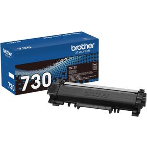 Brother Genuine Standard Yield Toner Cartridge, TN730, Replacement Black Toner, Page Yield Up To 1,200 Pages, Amazon Dash Replenishment Cartridge,1 Pack