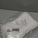 Soft Hypoallergenic Baby Head & Neck Support Organic Cotton Cover Machine Washable Marble Grey