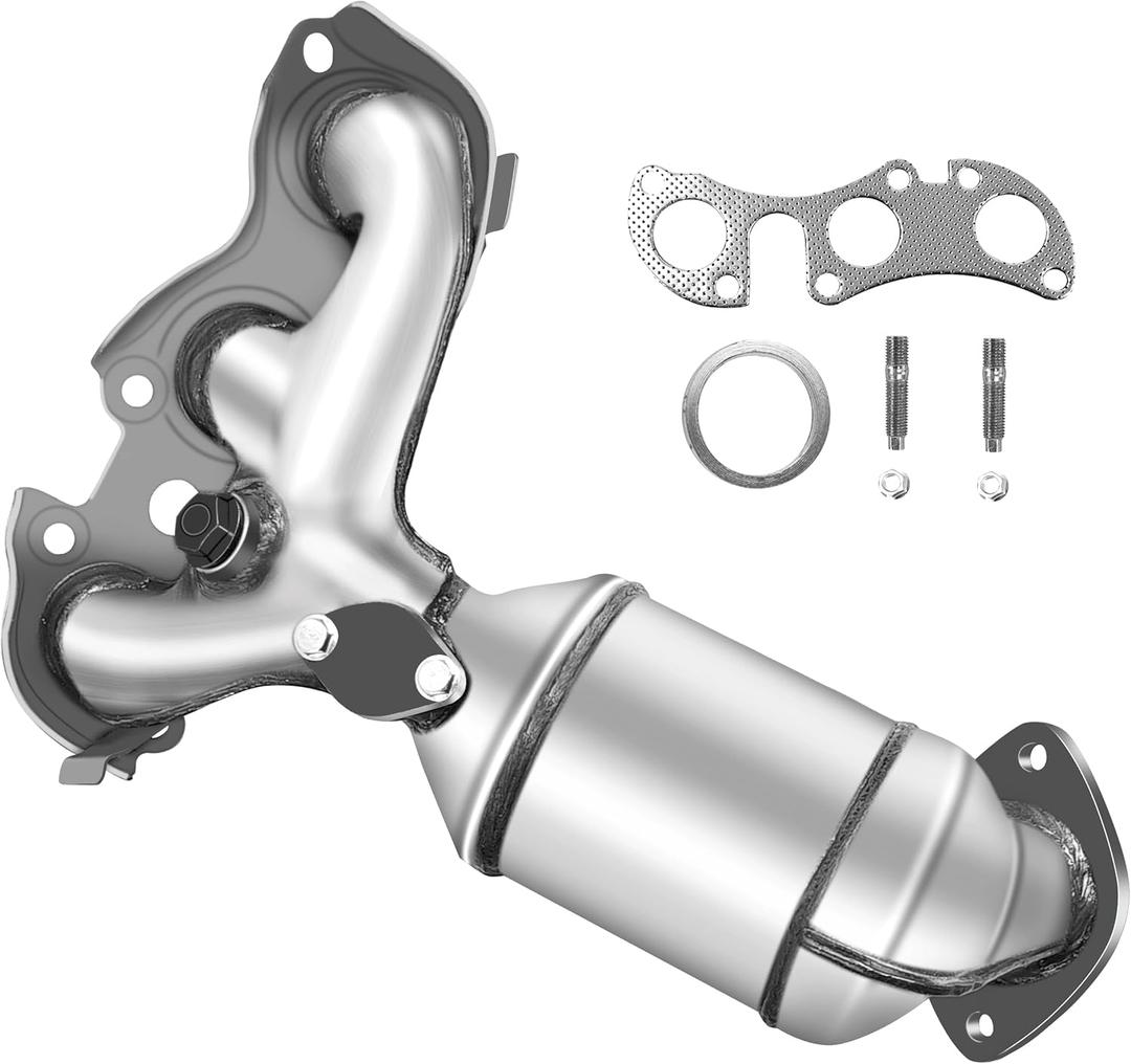 [Front Right]FortunaFlow Catalytic Compatible with Lexus ES300 2002 2003 3.0L,Toyota Camry 2002 2003 2004 2005 2006 3.0L(EPA Compliant high flow+Bank 2)