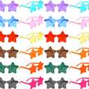 8/12/24/36/48 Pack Star Sunglasses Bulk Colorful Rimless Star Glasses Transparent Candy Color Sunglass for Adult Kids
