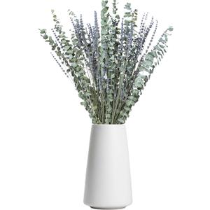 110 PCS Mix Natural Dried Lavender & Eucalyptus Flowers Bundles for Shower, Bathroom Decor 17'' Real Eucalyptus Leaves Stems, Fresh Plants Home Fragrance
