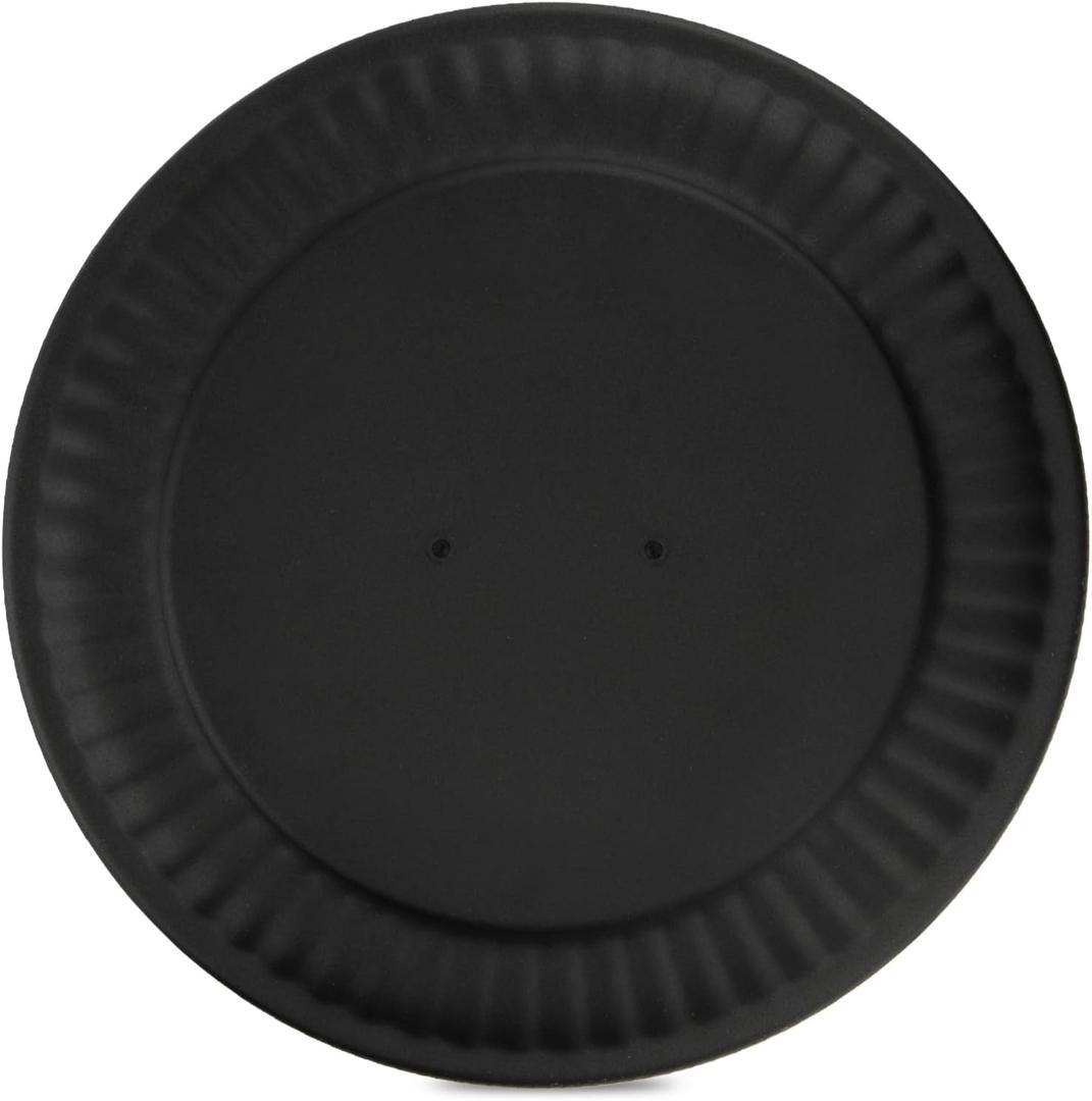 6719900 Adjustable Flue Chimney Stopper Cover Cap fits 4" - 8" Furnace Tube Flue Opening, BM0026 Steel Replacement Stove Pipe Flue Hole Cover, BM0353 Wall Decor Covers The Flue - Black