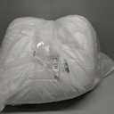 Oubonun 18"x18" Pillow Inserts (Set of 2) - Throw Pillow Inserts with 100% Cotton Cover - 18 Inch Square Interior Sofa Pillow Inserts - Decorative Pillow Insert Pair - White Couch Pillow