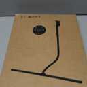 Led Desk Lamp for Office Home - Eye Caring Architect lamp with Clamp,Dual Screen Computer Monitor Work Smart Light: 24W 5 Color Flexible Adjustable Lighting Table Lamp for Study Drafting (Black)