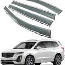 Rain Guards Window Visors Shield Fit for 2020-2025 Cadillac XT6