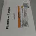 Homemory Decorative Flameless Candles, Battery Operated Candles with Remote & Timer, Flickering Led Pillar Candles, Plexiglass, Red, Pack of 9, D2.2 xH 5" 6" 7"