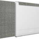 TUDIA SKN FLIP Designed for Onyx Boox Go Color 7 Case (2024) - [Enhanced Auto Wake/Sleep Technology] Shockproof Slim Transparent TPU Back with Textured Leather Trifold 7" Cover (Grey)