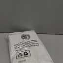 YoungsTex Linen 100% Blackout Curtains 54 Inch Length for Bedroom, Thermal Insulated Drapes with Grommet Room Darkening for Short Window, White, 2 Panels, 42 X 54 Inch