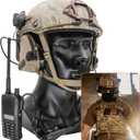HEARFALCOM Comta III Tactical Headset Helmet ARC Rail Adapter Bracket Version Noise Cancelling Pickup Shooting Headset