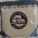 Small clear drawstring bag, black logo, 4 pcs