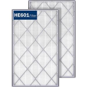 HE601 True HEPA Replacement Filter Compatible with Shark Air Purifier 6 Fan Model HE601 HE602 3-IN-1 HE6FKPET H13 True HEPA for Shark HE601 Air Purifiers