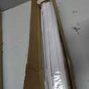 Changshade No Drill Roman Shades Cordless Blinds Blackout for Indoor Windows, Room Darkening Black Out Tension Rod No Hardware No Tools Inside Mount,Shade Size 26 Inch Wide 50 Inch High,Greyish‌ White