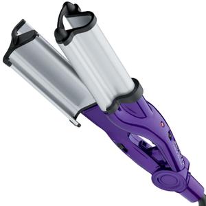 Bed Head Wave Artist Deep Waver | Combat Frizz, Get Long Lasting Results, & Add Massive Shine for Beachy Waves | With Tourmaline Ceramic Technology (Purple) (1 Count (Pack of 1))