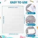 Outus 30 Pcs Index Card Pockets with Top Open Loading Self Adhesive Shop Ticket Holders Clear Plastic Sleeves Adhesive Pockets Work Order Job Ticket Holders for Home Office Posting (8.5 x 11 Inch)