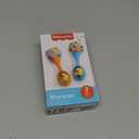 Fisher-Price Newborn Toys Rattle 'n Rock Maracas, Set of 2 Soft Musical Instruments for Babies 3+ Months, Blue & Orange (2 Count (Pack of 1))