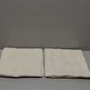 YoungsTex Ivory White Linen Curtains 63 Inch Length for Living Room, Semi Sheer Window Drapes Light Filtering Textured with Rod Pocket Back Tab for Bedroom, 2 Panels, 42 X 63 Inch