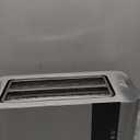 Mueller UltraToast Full Stainless Steel Toaster 4 Slice, Long Extra-Wide Slots for Bagels and Waffles, 6 Browning Levels, LED Display, Cancel/Defrost/Reheat Functions & Removable Tray, Kitchen Gadgets