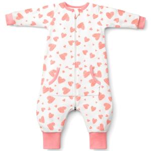 Toddler Sleep Sacks for 2t-3t, 1 Pack Baby Wearable Blanket with Feet, Long Sleeves Breathable Sleep Sacks for Baby Boys and Girls, 2T