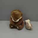 Breathing Stuffed Animal, Detachable Mother and Baby Otter Plush, Pure Belly Motion with Volume Control, Washable Sleeping Otter Plush Breathing for Adults and Kids Anxiety Relief