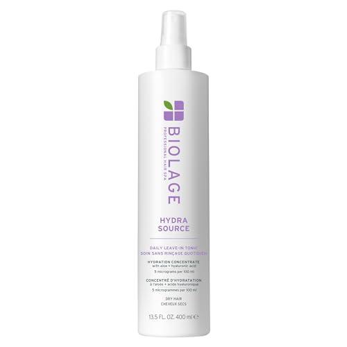 Biolage Hydra Source Daily Leave-In Tonic - Moisturizes & Detangles, Blowout Primer, Heat Protectant & Detangler, For Dry Hair, 13.5 Fl Oz