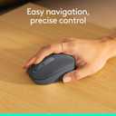 Logitech M196 Bluetooth Wireless Mouse, Compact and Portable Mouse for Laptops, Tablets and More, 12-Month Battery, Smooth Tracking, Compatible with PC and Mac, Windows and macOS - Graphite (One Size)