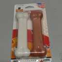 Nylabone Original Bone Power Chew Toy for Dogs, Durable Dog Toys for Aggressive Chewers, Basted Blast Bacon & Chicken Flavor, Medium - Up to 35 lbs, 2 Pack