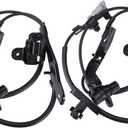 X AUTOHAUX 2pcs Front ABS Wheel Speed Sensor for Toyota Sequoia 2001-2007 for Toyota Tundra 2000-2006 Front Left Right ABS Brake Sensor No.89543-0C010/89542-0C010 W/O Stability Control