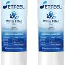 11034152 Water Filter Replacement Fit Bosch Thermador Ultra-Clarity 644845 REPLFLTR10 BORPLFTR10 9000-077104 9000194412 B26FT70SNS B22CS80SNS, Thermador 11028820 00740560, 2 Packs SETFEEL