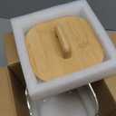 Sweejar 3 qt Glass Jars for Laundry Room Organization, 96 oz Laundry Pods Container, Glass Food Storage Jars with Airtight Lid, 1 Pack, Hand Lid