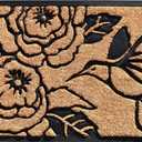 Calloway Mills 102822436 Hummingbird Haven Doormat, 24" x 36", Natural/Black