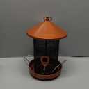 Large Bird Feeders for Outside: 12.6inch Metal for Outdoors Hanging with Copper for Garden Yard Outside Decor Cardinal Finch - Gardening Gifts for Women Men