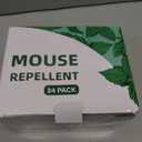 Pest Rodent Repellent, 24 Pack Peppermint Oil Repellent for Mouse Rats Spider Roach Ant Squirrel Pest Control Indoor & Outdoor, Natural Mice Deterrent Replace Trap Poisoning Family & Pet Safe Green