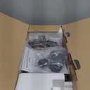 Vinyl Record Players Vintage Turntable with Speakers Belt-Driven Turn Tables Support 3-Speed, Bluetooth Wireless Playback, Headphone, AUX-in, RCA Line LP Phonograph Auto Stop Retro Black