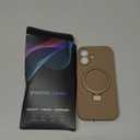 IYH Magnetic Case for iPhone 17 6.3" with Invisible Stand [16FT Military Protection] Liquid Silicone Cover, Gold