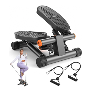 Niceday Steppers for Exercise, Stair Stepper with Resistance Bands, Mini Stepper with 300LBS Loading Capacity, Hydraulic Fitness Stepper with LCD Monitor