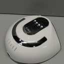 UV Gel Nail Lamp 120W LED Nail Light Fast Dryer for Gel Polish Curing with 4 Timers Portable Handle Large Space Automatic Sensor (White)