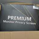 [2-Pack] 34 Inch Privacy Screen for Computer Curved Monitor, 21:9 Aspect Ratio Anti Blue Light Glare Shield, Removable Blackout Filter for Desktop Security, Anti-Spy Private Protector for 34" Monitor