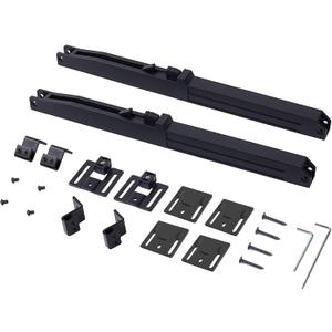 2PCS Hole-Free Barn Door Soft Close Mechanism, Upgraded Design Sliding Door Hardware Spring Buffer Damper, One Way Operation Invisible Door Stopper Adjustable Actuators with Actuator Spacers