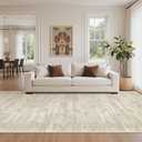 Soalmost Washable 4x12 Hallway Runner Rug Non-Slip Kitchen Entry Rugs Beige