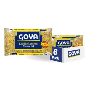 Goya Foods Lentils, Dry, 4 Pound (Pack of 6) (Best By Jun 2027)
