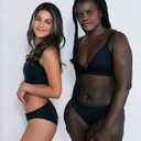 saalt Reusable Period Underwear - Comfortable, Thin, and Keeps You Dry from All Leaks (Cotton, Brief) (Medium, Volcanic Black)