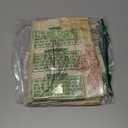 Newbridge Thanksgiving Stamped Abstract Leaves Vinyl Flannel Backed Tablecloth, Contemporary Leaf Print Indoor Outdoor Easy Care Table Cover, 52 x 52 Inch Square